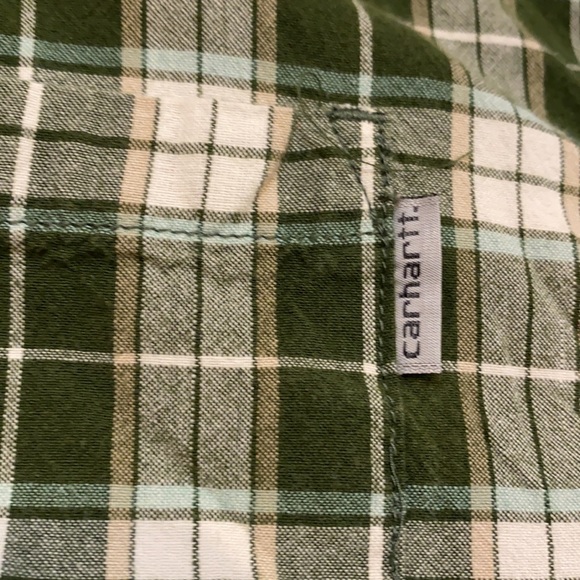 Carhartt plaid button up shirt - Picture 4 of 8